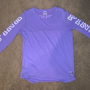3/4 Sleeve Purple PINK Shirt